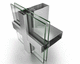 panel curtain wall / metal and glass / decorative / transparent