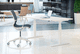 workstation desk / contemporary / wood veneer / MDF
