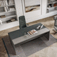 executive desk / free-standing / contemporary / wood veneer
