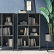 free-standing bookcase / minimalist design / for school / for library