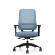 contemporary office armchair / mesh / upholstered / ergonomic