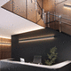 contemporary wall light / indoor / aluminum / rectangular