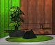 steel seesaw / wooden / leather