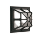 traditional wall light / outdoor / cast aluminum / polycarbonate