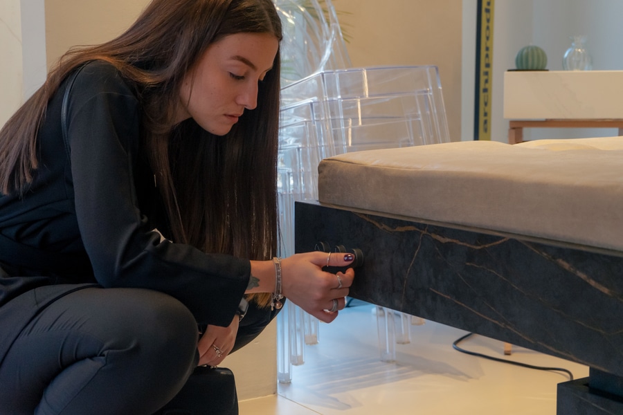 CoCo massage bed presentation “Wellness 4.0. The architecture of