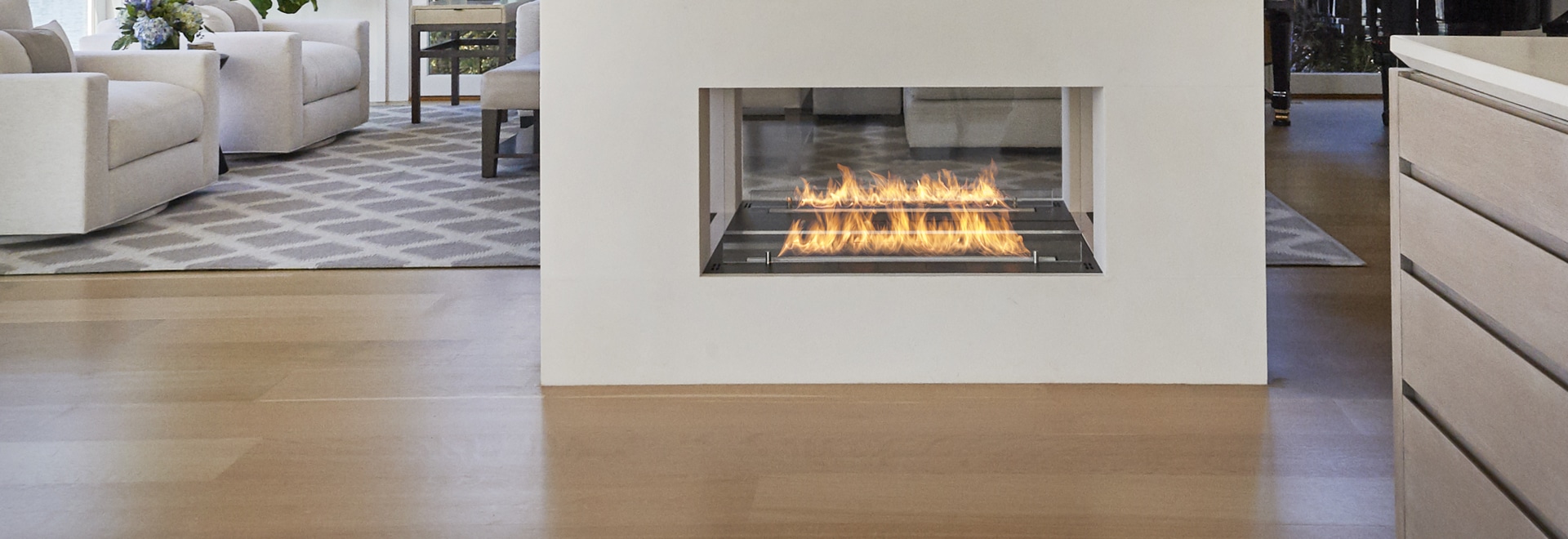 Bioethanol Fireplace open to 4 sides. Planika Ave, Puslinch, ON N0B