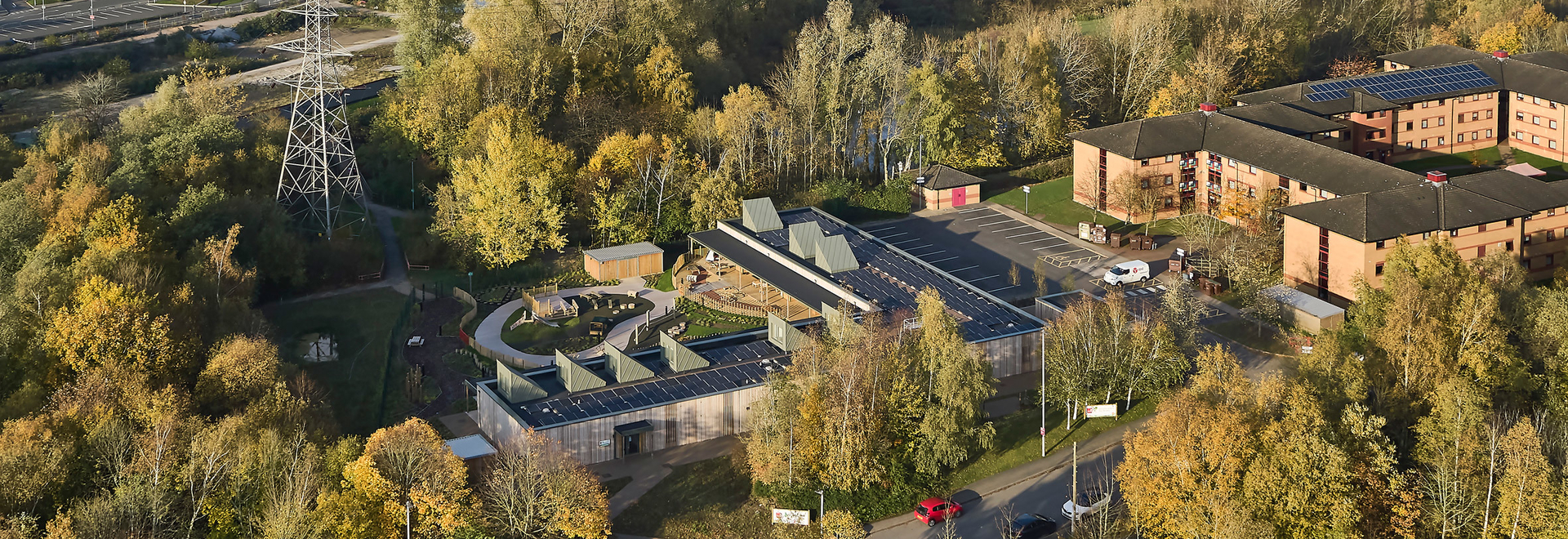 Feilden Clegg Bradley Studios has created a nursery in Staffordshire
