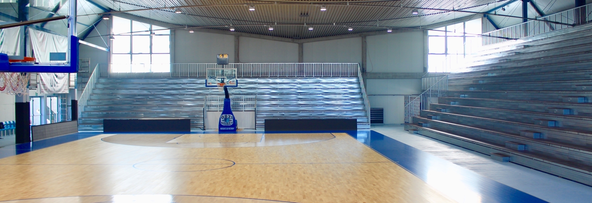 PREFABRICATED GRANDSTANDS AT THE PALABERTOCCHI (ORZINUOVI)