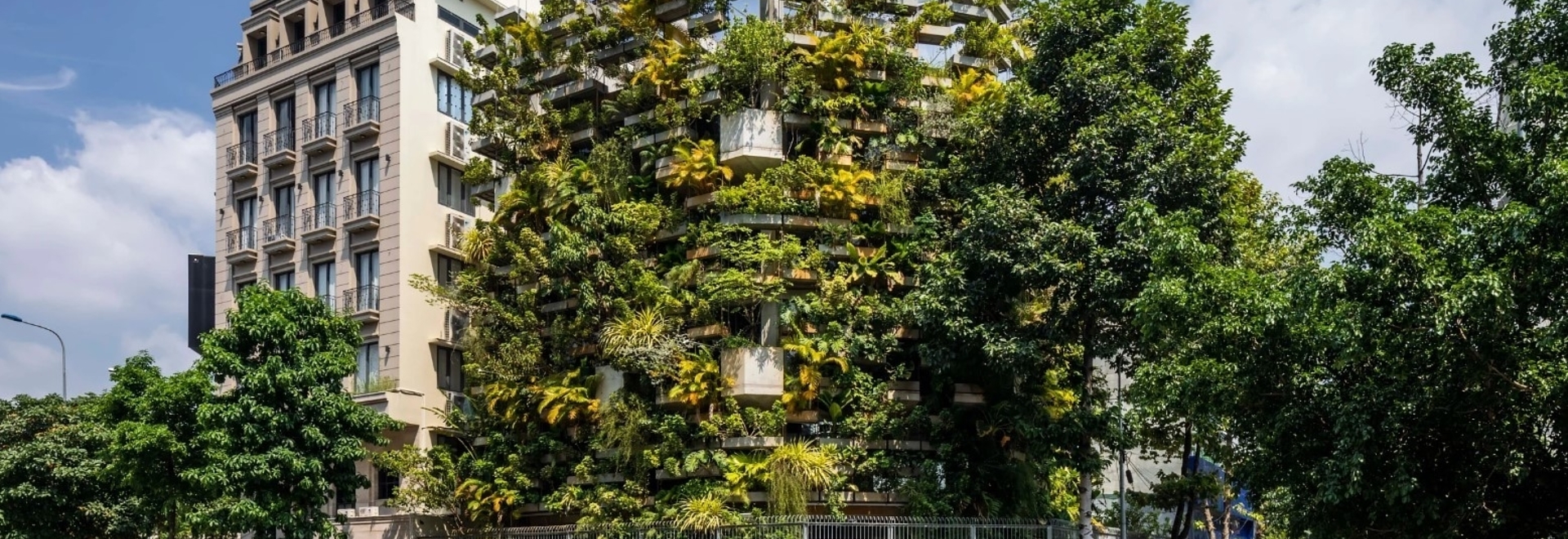 Vo Trong Nghia Architects wraps own office in urban fruit and vegetables farm