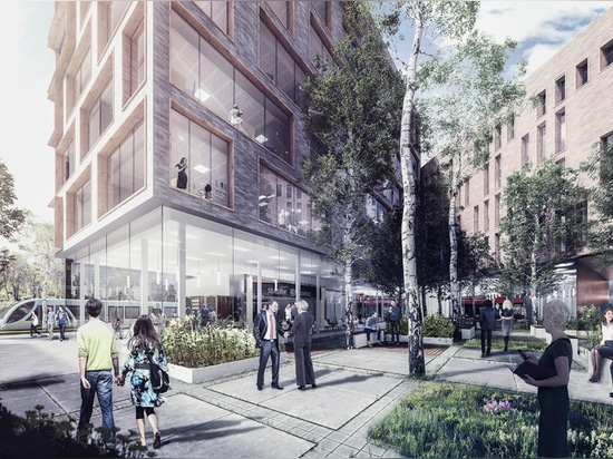 the plan includes housing, retail outlets, offices, and a communal day-care facility