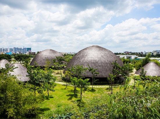 a series of eight pavilions have been built