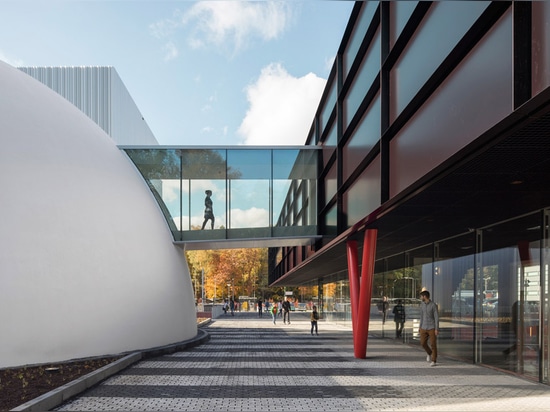 Trio of geometric forms by Shift Architecture Urbanism form new Dutch museum complex