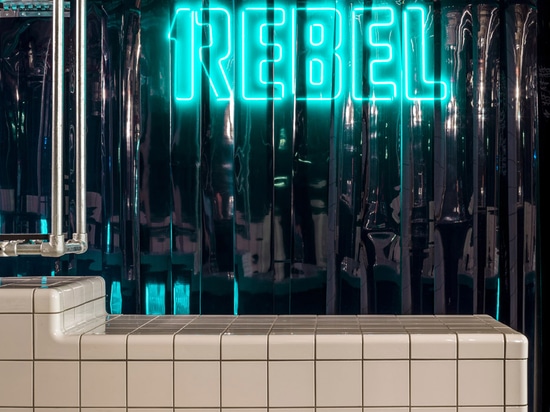 Studio C102 designs underground 1Rebel gym to look like a nightclub