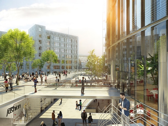 The project will involve the creation of an open air piazza that will add much needed public space in the area, and a tall and elegantly slim centrepiece tower