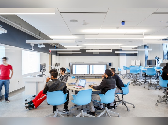 the classrooms infuse technology and interactive systems