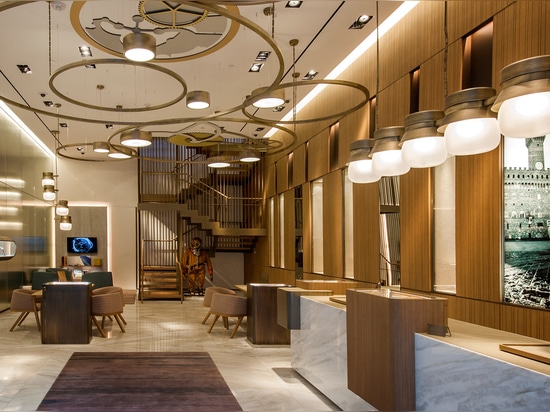 Patricia Urquiola's Miami store design for Panerai references watch mechanisms