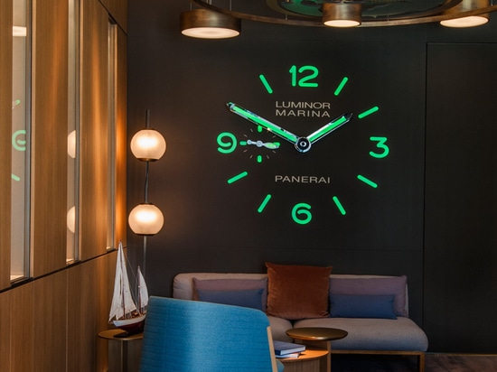 Patricia Urquiola's Miami store design for Panerai references watch mechanisms