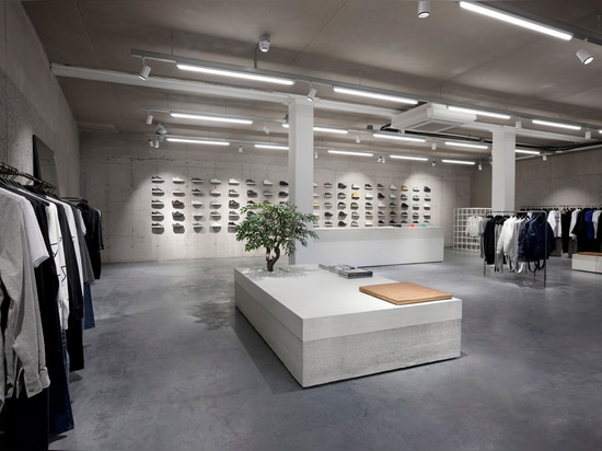 Studio Jos van Dijk creates minimal concrete interior for ETQ Amsterdam store