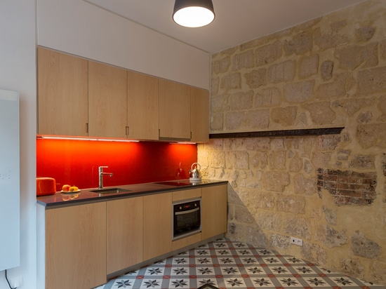 Studio apartment in Paris by Anne Rolland Architecte has a hidden converted slurry