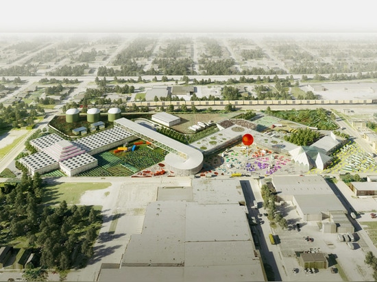 OMA masterplans a food port in west louisville, kentucky