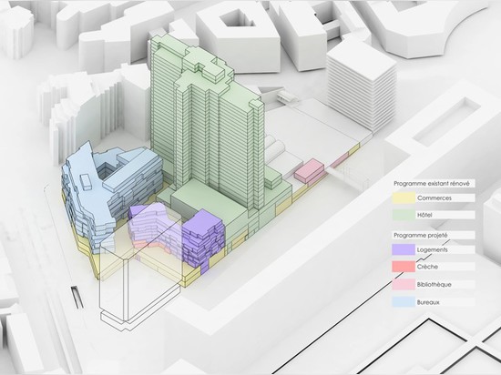 MVRDV to restructure 1970s superblock in central paris