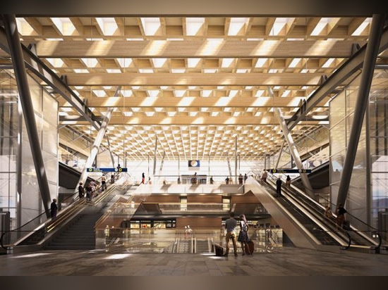 Oslo international airport expansion by nordic office of architecture