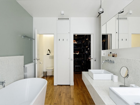 a walk-in closet is also integrated into the ensuite master bathroom