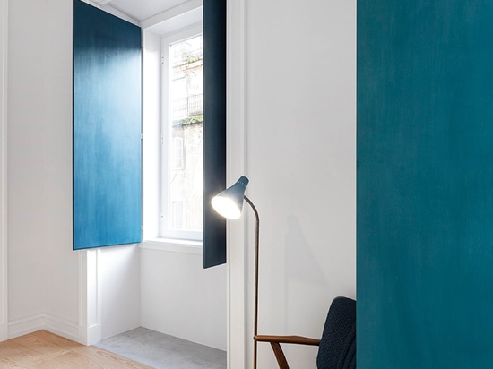 the color surfaces become the spatial actors in the apartment routine