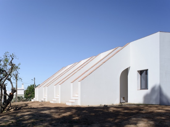 PAr's rural Portuguese hotel has a row of staircases leading up onto its roof