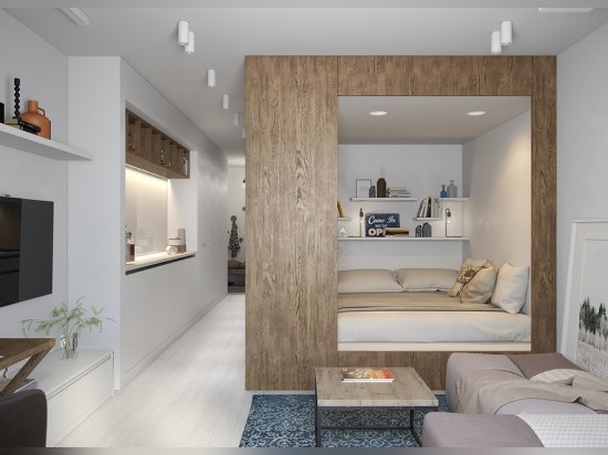 2 Apartments Under 30 Square Metre – One Light, One Dark