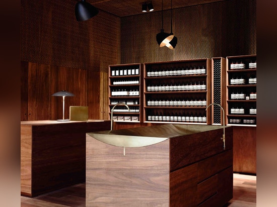 Dark Australian timber lines Aesop Melbourne store by Kerstin Thompson Architects