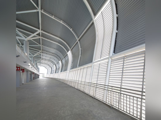 The Aquatics Centre houses three pools for competition, training and diving. Image courtesy of DP Architects