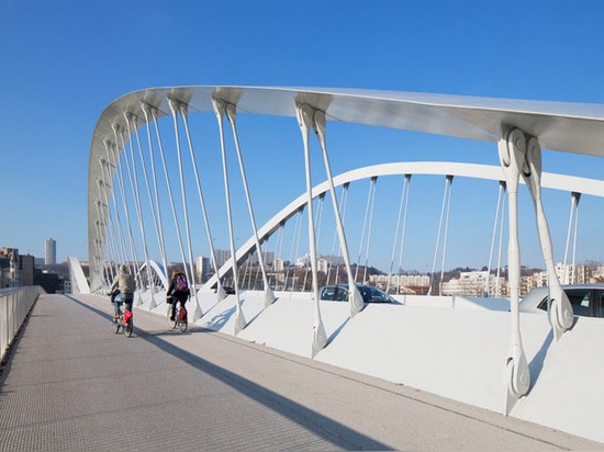 Schuman Bridge on the Saône