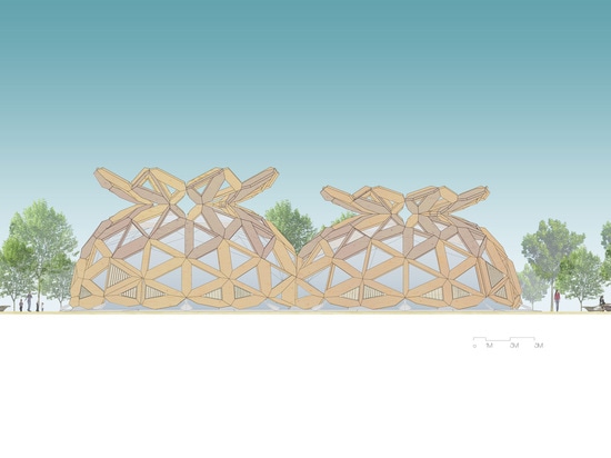 Miralles Tagliabue EMBT, Copagri pavilion, Expo Milano 2015. Images courtesy of ©EMBT