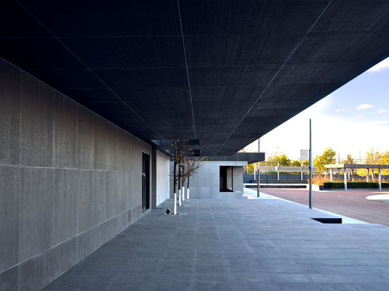 Interval Architects, Half Stadium, Beijing Huangzhuang Vocational School, Pechino