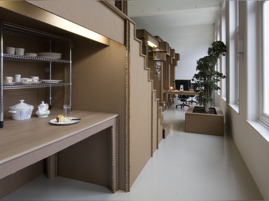 Incredible Amsterdam office created entirely from cardboard