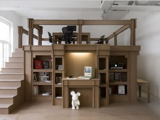 Incredible Amsterdam office created entirely from cardboard