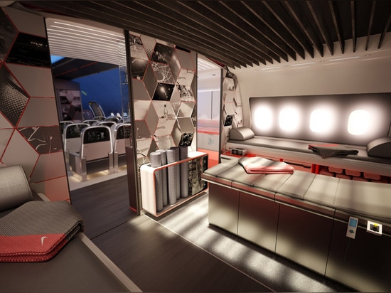 Athlete's Plane by Teague and Nike would be a "training room in the sky"