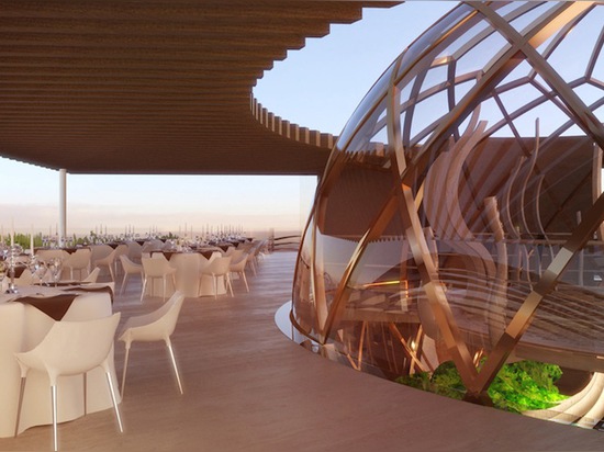 Azerbaijan's 2015 Expo Pavilion Keeps a Small Energy Footprint Inside a Slatted Timber Shell