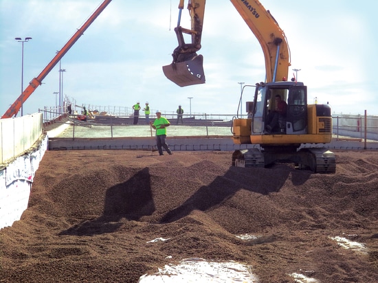 Bridge alignment ramp on soft ground