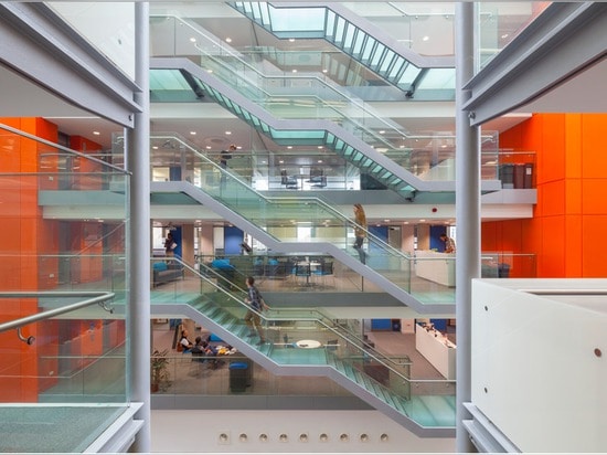 Rippling aluminium fronts Bristol university laboratories by Sheppard Robson