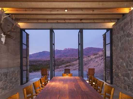 The Cave is a rammed-earth and stone villa in a Mexico wildlife conservation facility