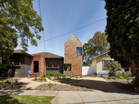 Andrew Maynard's "anti-monolith" house is made up of seven small blocks