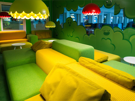 Candy Crush offices are designed as a cartoon "kingdom"