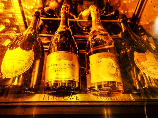 Stunning wine display by EuroCave at Sexy Fish