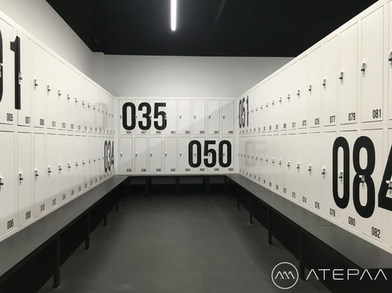 Design gym lockers for fitness club