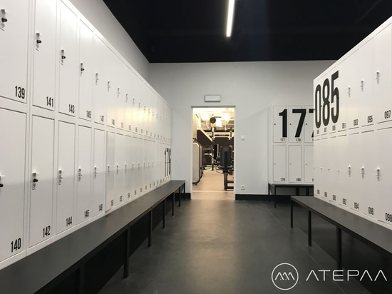 Design gym lockers for fitness club