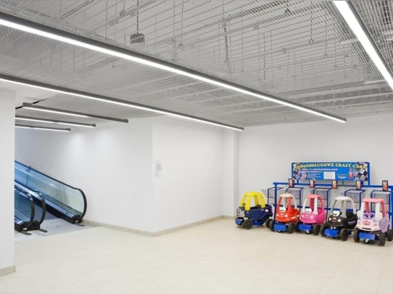 Metal ceiling / "Nowy Rynek" Shopping Center / Jelenia Góra