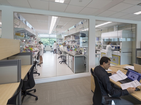 Interior: Microbiology lab