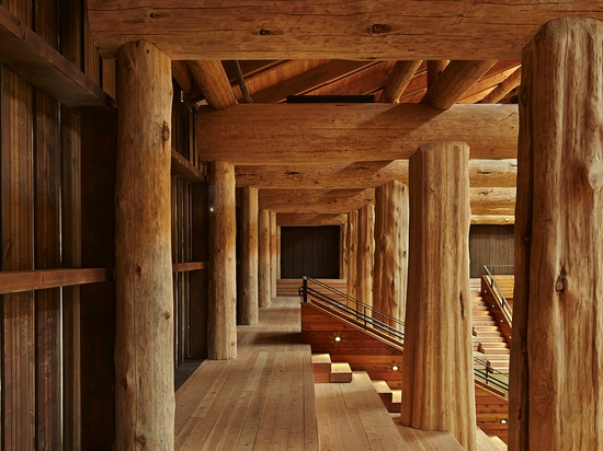 Seating risers in main ceremony room